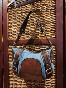 Fossil Fifty Four Stylish Leather Shoulder Handbag Bag - Picture 1 of 12