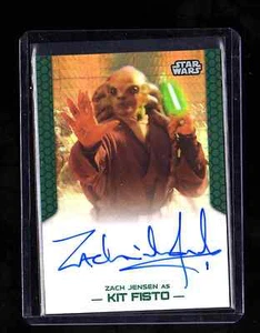 Star Wars Chrome perspectives Jedi vs Sith Zach Jensen refractor auto.card 41/50 - Picture 1 of 1