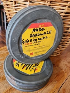 2 Vintage Eastman Kodak CFR Rochester, NY Film Film Dose Blechdose 7"  - Bild 1 von 13