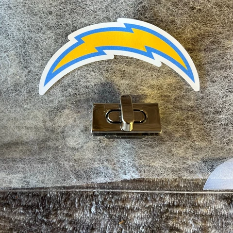 Los Angeles Chargers Stadium Friendly Bag Clear Envelope Purse  Strap 9.5 x 6 Cover