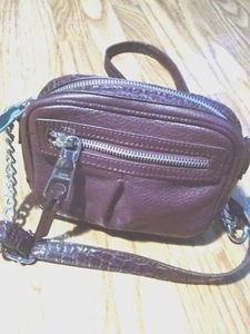 Dana Buchman Small Burgundy Crossbody Purse - Picture 1 of 7