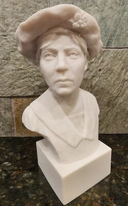 Small 7" Alice Paul Bust Statue - An American Women’s Suffrage Movement Leader - Picture 1 of 9