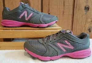 New Balance 550 v2 Running/Walking Shoes Slate Gray/Hot Pink Women Sz 7.5 B - Picture 1 of 6