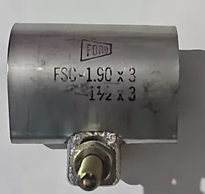 Ford Meter Snap Repair Clamp 1 1/2" Pipe 3" Long FSC-1.90x3 1 1/2x3 - Picture 1 of 3