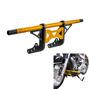 Protector de motor MOFUN Crash Bar dorado y negro para Harley-Davidson Softail 2018-2025 - Imagen 1 de 8