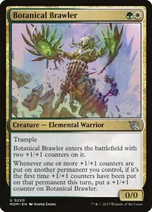 Botanical Brawler Foil (220) Marcia della Macchina MOM MTG Magic - Foto 1 di 1