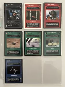 ⚡️1995-96 Star Wars CCG⚡️Misc Imperial: 7 Cards⚡️8.0-9.0⚡️Vader’s Obsession - Foto 1 di 3
