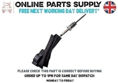 Exhaust Gas Temperature Sensor for VOLVO S80 II (124) 2.0 TDi 2008 to 2011 - Image 1 of 4