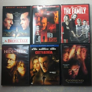 Robert De Niro DVD Lot Of 6 Movies  Godsend Red Lights City By The Sea Family  - Picture 1 of 4