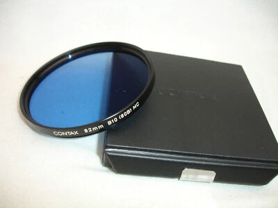 CONTAX 82mm B10 filter with box 80B MC, Blue - Image 1 of 4