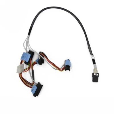 DELL POWEREDGE SERVER R415 H200 H700 RAID CABLE MINI SAS TO 4 CABLED HDD X394K - Bild 1 von 4