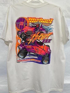 VTG Y2K..NEON..CAR RACING..GRAPHIC..T-SHIRT..SIGNED..NEW..MEN XL - Picture 1 of 4
