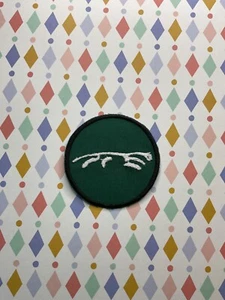 Embroidered iron on whimsy merit patch: Chalk horse - Picture 1 of 2