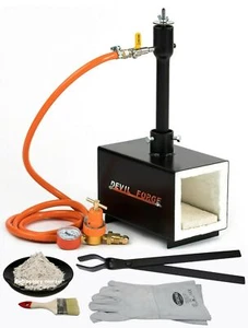 DFPROF1b GAS PROPANE FORGE Furnace Burner Knife Making Blacksmith Farrier - Bild 1 von 12