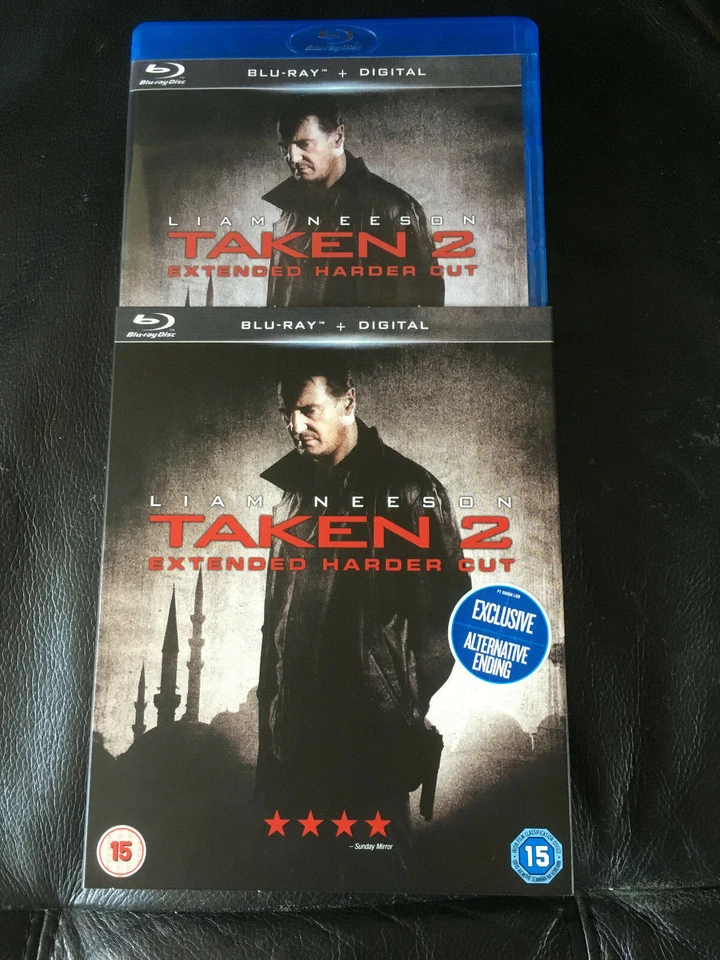 TAKEN 2 - EXTENDED HARDER CUT - BLUE RAY + DIGITAL - LIAM NEESON *PRE-OWNED* - Image 1 of 1