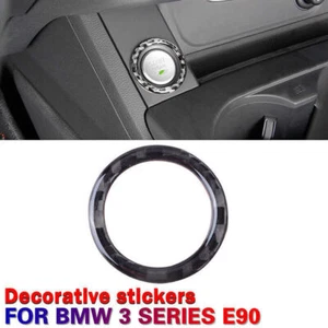 1x Carbon Fiber fits BMW E90 E92/E93 Engine Power Switch Start Stop Button Ring - Picture 1 of 6