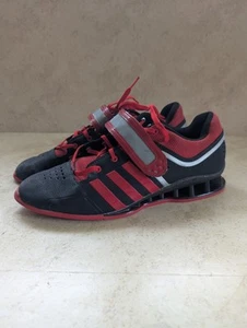 Adidas Adipower Mens Weightlifting Shoes Black Red M21865 Size 10.5 - Picture 1 of 12