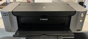 Canon PIXMA PRO-100 K10377 Inkjet Color Digital Photo Printer Turns On Untested - Picture 1 of 13