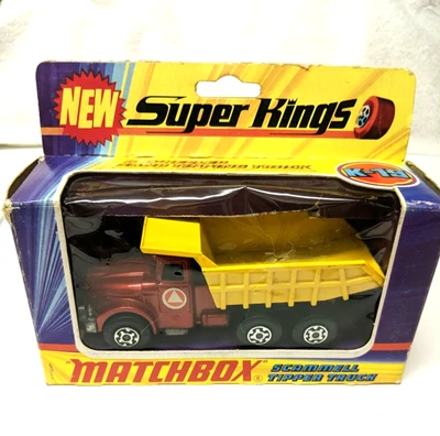 Matchbox Superkings Scammell Tipper Contractor Truck K-19 1971 United Kingdom  - Image 1 of 4