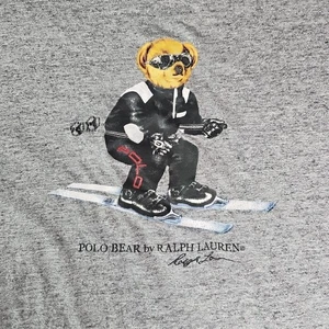 Polo Bear by Ralph Lauren T-Shirt Herren 4XLT Meliert Grau Kurzarm Rundhals - Bild 1 von 7