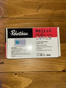 Robertshaw Digital Programmable Thermostat RS3110 -New Open Box - Picture 1 of 5