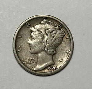 1926 S MERCURY DIME XF - Picture 1 of 2