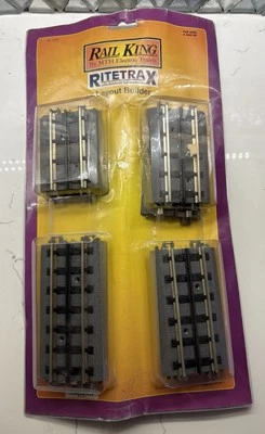 NIB MTH RAIL KING Ritetrax LAYOUT BUILDER SET OF (8) Pieces NEW - Image 1 of 4
