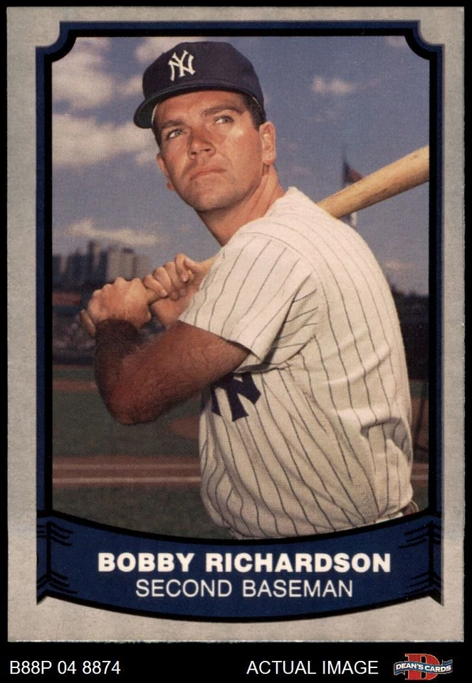 1988 Pacific Legends #74 Bobby Richardson Yankees 8 - NM/MT - Image 1 of 1