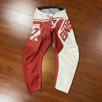 Answer Racing ANSR Syncron Air Motocross Pants Red/White Men's 30 - Image 1 of 4