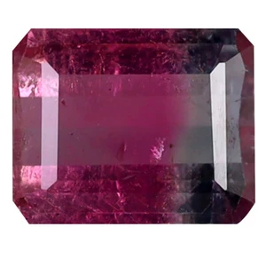 Piedra preciosa de turmalina sandía sin calefacción/sin tratar octágono de 0,90 quilates (7 x 5 mm) - Imagen 1 de 1