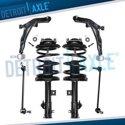 Kit de brazo de control inferior de puntal delantero de 6 piezas para Nissan Murano 2003 2004 2005 2006 2007 Foto 1 de 4