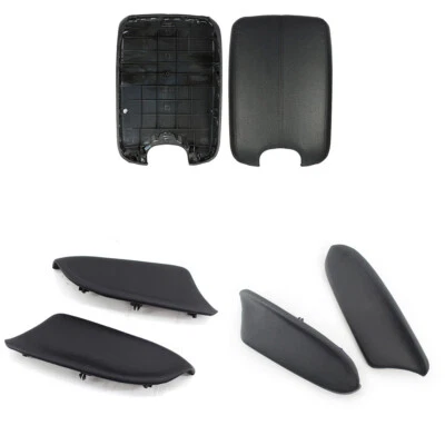 1 Set Black Console Armrest Lid Cover+Door Panel Armrest for Honda Accord 08-12 - Image 1 of 4