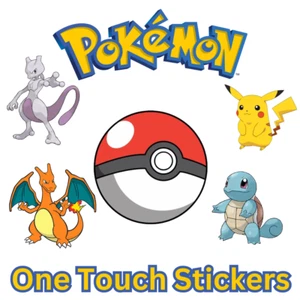 Adesivi Pokémon One Touch - 45 adesivi - vinile premium - Foto 1 di 38