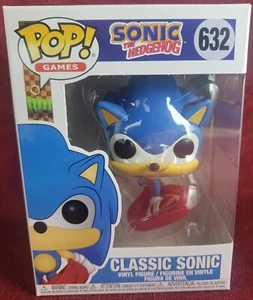 Funko POP Sonic The Hedgehog 632 Classic Sonic With Pop Protector  - Picture 1 of 1