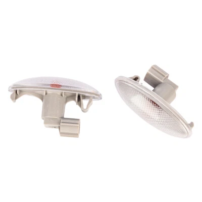 Luz de guardabarros de lámpara de señal de giro lateral 2 piezas para Toyota Corolla Camry Yaris Foto 1 de 4