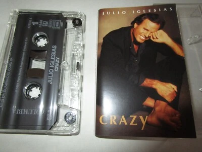 Julio Iglesias Crazy Columbia COL 474738 4 Audio Tape Cassette Album - Image 1 of 4