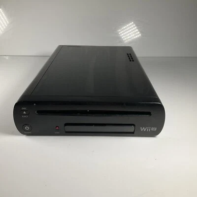 Wii U Console - Black - Unit Only WUP-101(03)- Tested Working - Image 1 of 4