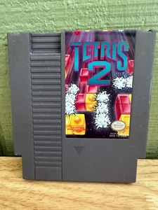 Tetris II 2 Sequel To The Classic NES Nintendo Video Game Vintage 1985 Japan Toy - Picture 1 of 7