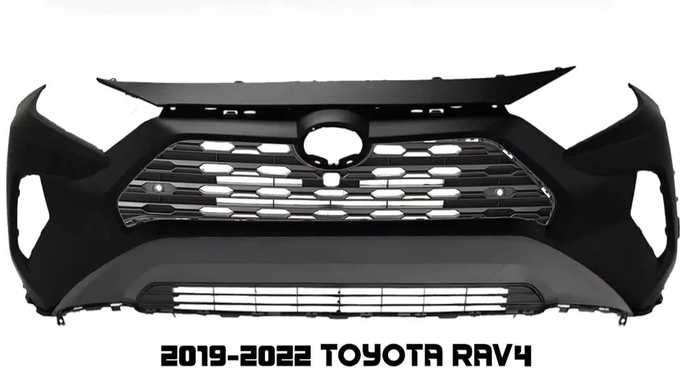 Kit de montaje de cubierta de parachoques delantero fascia y rejilla para Toyota Rav4 2019-2022 Foto 1 de 4
