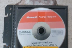 Microsoft Partner Program Small Business Server 2003 Original DVD CD R2 - Picture 1 of 1