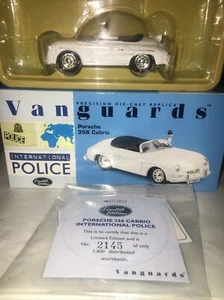 LLEDO VANGUARDS 1:43 PORSCHE 356 CABRIO - AUTOBAHN POLIZEI STUTTGART VA07801 New - Picture 1 of 6