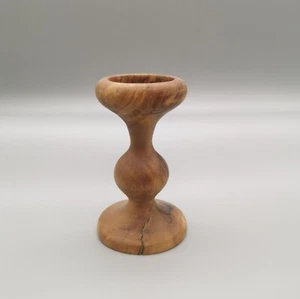 Wooden Tealight Candleholder. Handmade In Greece. - Picture 1 of 5