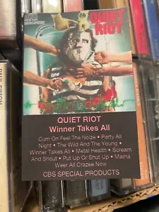 Quiet Riot *Winner Takes All *cassette tape *FAN MADE insert *VG+ *no case - Picture 1 of 7