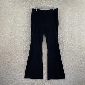90s Y2K Vintage Dress Pants 8 10 28 29 Black Trousers Slacks Corpcore Office - Picture 1 of 10