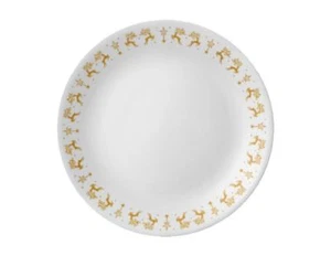 ❤️ Corelle TÄNZERIN & TÄNZERIN 8,5" BROTTELLER Mittagessen Weihnachten Urlaub Rentier - Bild 1 von 2