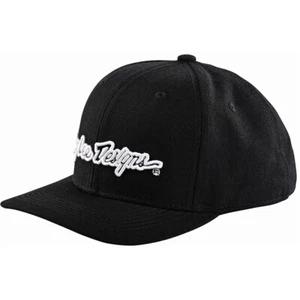 Troy Lee Designs Signature Black/White Snapback - Picture 1 of 2