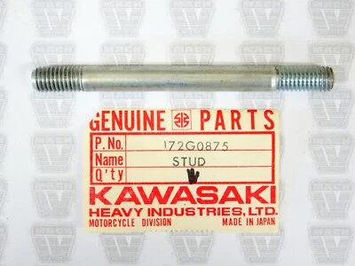 Kawasaki NOS NEW 172G0875 Stud 8x75 H1 KD KE KH KD175 KE175 KH500 Mach III - Imagem 1 de 2