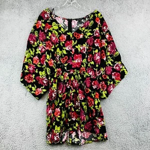 New Romeo & Juliet Couture Floral Print Short Sleeve Dress size M - Picture 1 of 12