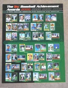 TOPPS BASEBALL ACHIEVEMENT AWARDS TOP ROOKIES - 2000 - PUJOLS MORNEAU BURRELL - Picture 1 of 3