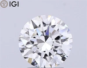 CVD Lab Grown 1.70 CT. Round Cut Diamond E Color VS1 Clarity with IGI Certified - Picture 1 of 10